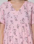 Nevada Capri Cute Cat Pyjama