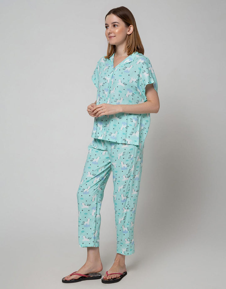 Nevada Unicorn Cloud Woman Pajama