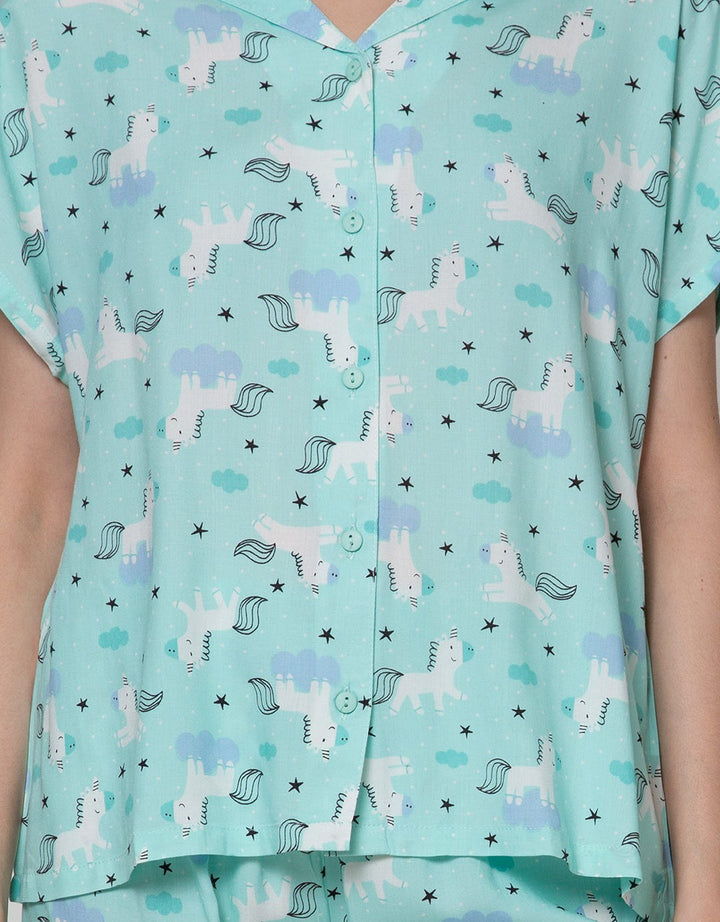 Nevada Unicorn Cloud Woman Pajama