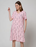 Nevada Cute Cat Midi Dress Sleepwear