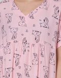 Nevada Cute Cat Midi Dress Sleepwear