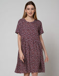 St. Yves Papper Flower Midi Dress