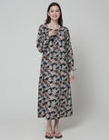 St. Yves Long Sleeve Maxi Dress Big Palm