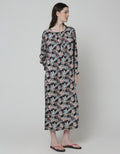 St. Yves Long Sleeve Maxi Dress Big Palm