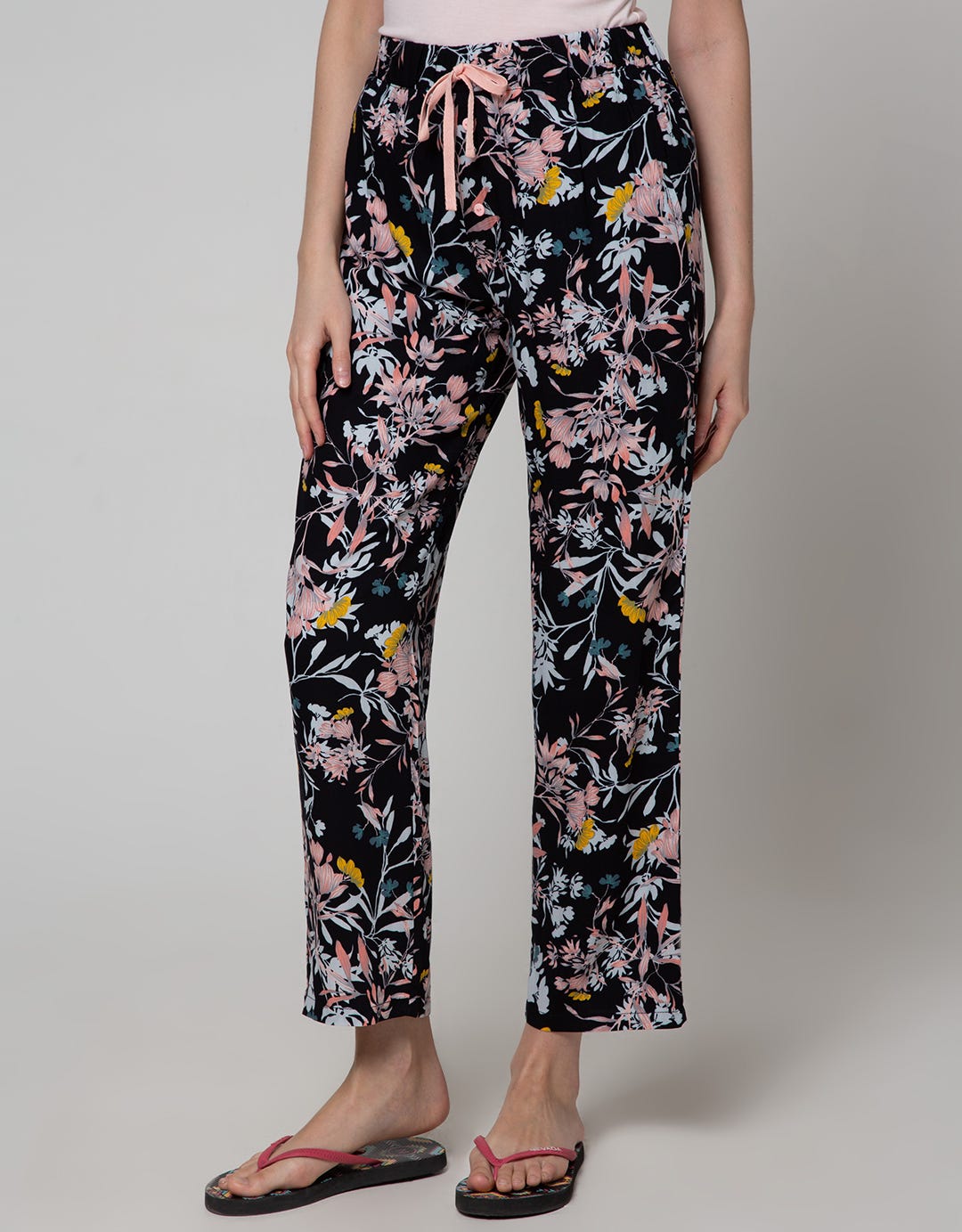 St. Yves Flower Printe Long Pants