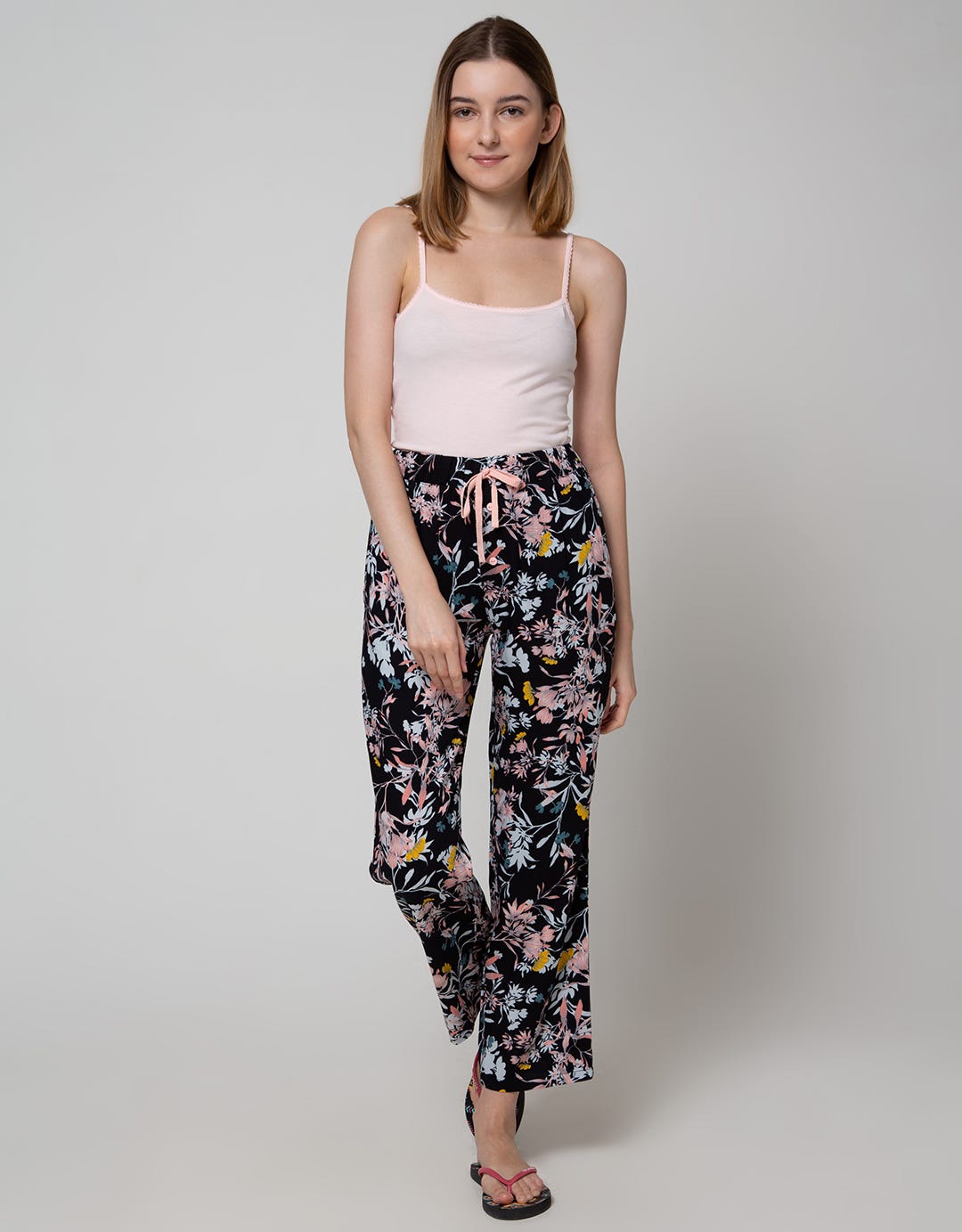 St. Yves Flower Printe Long Pants