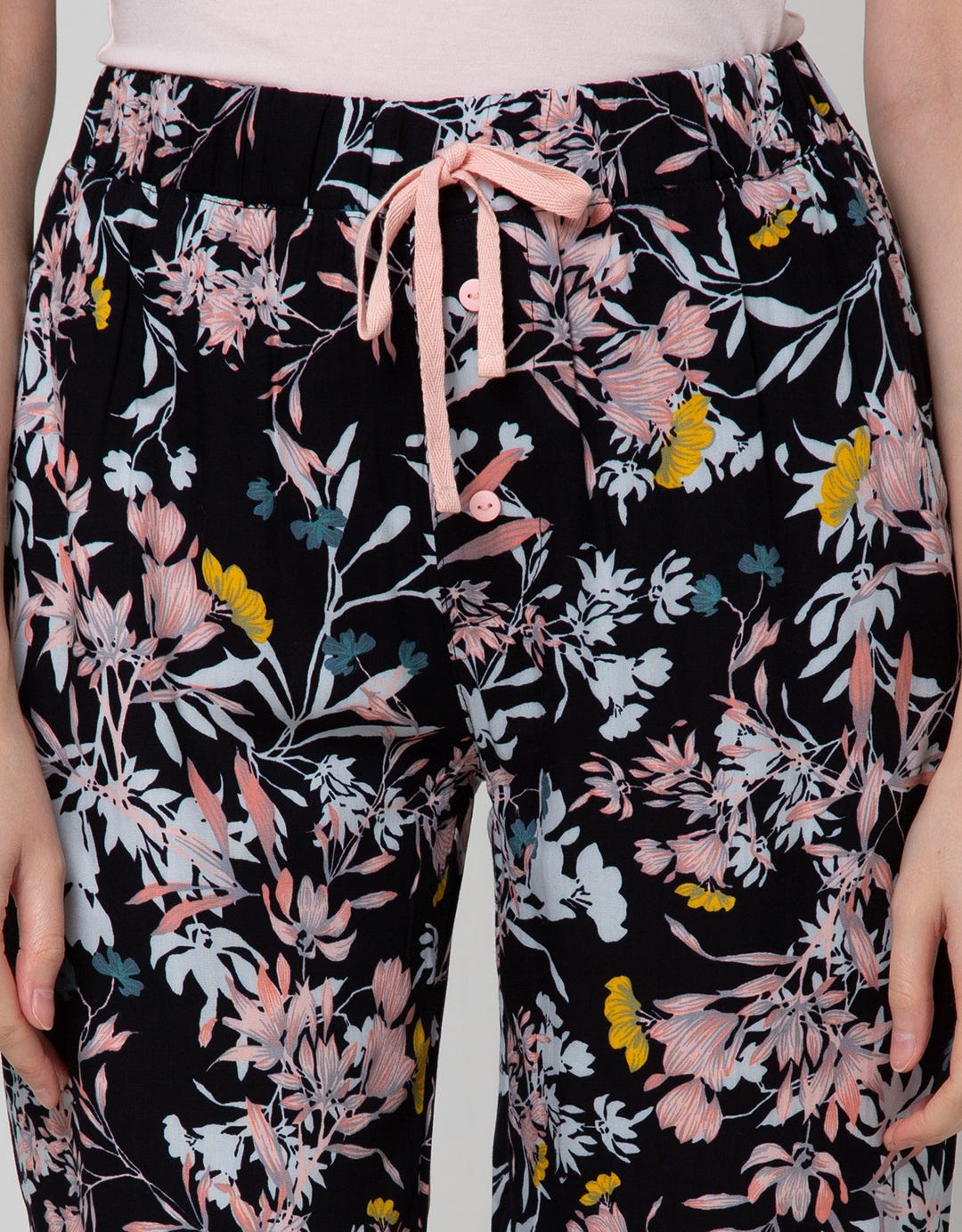 St. Yves Flower Printe Long Pants