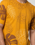 T Zone Short Sleeve T-Shirt Summertime Leaf Theme