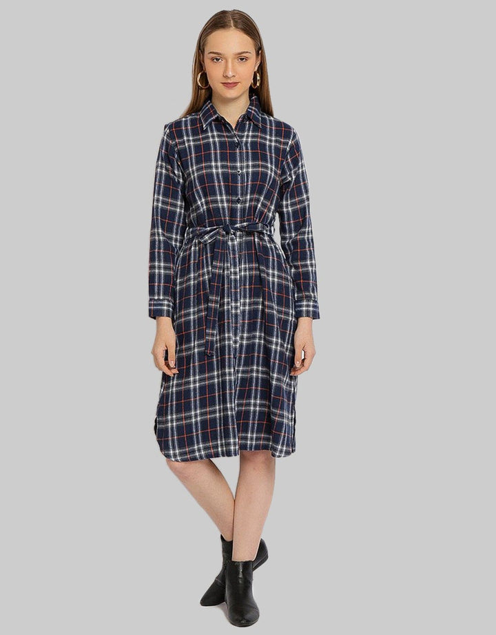 PURICIA FLANNEL DRESS