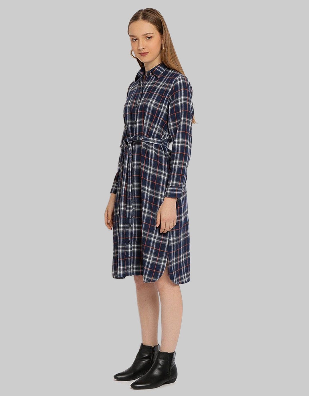 PURICIA FLANNEL DRESS