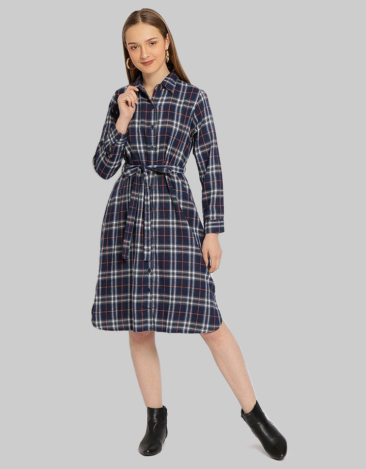 PURICIA FLANNEL DRESS