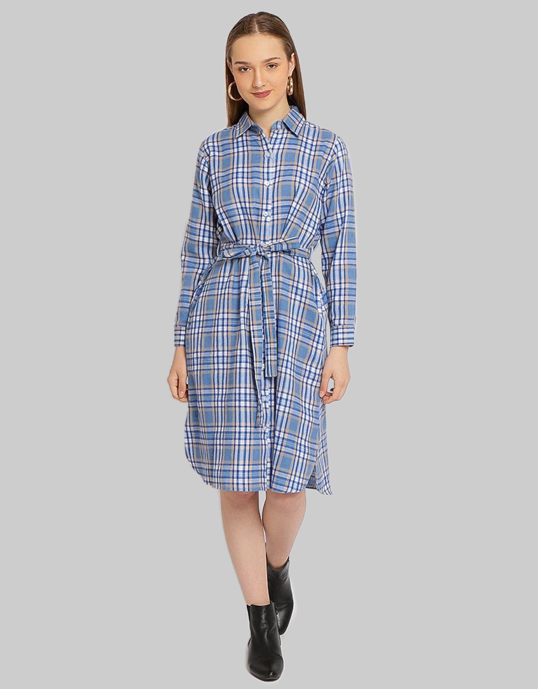 PURICIA FLANNEL DRESS