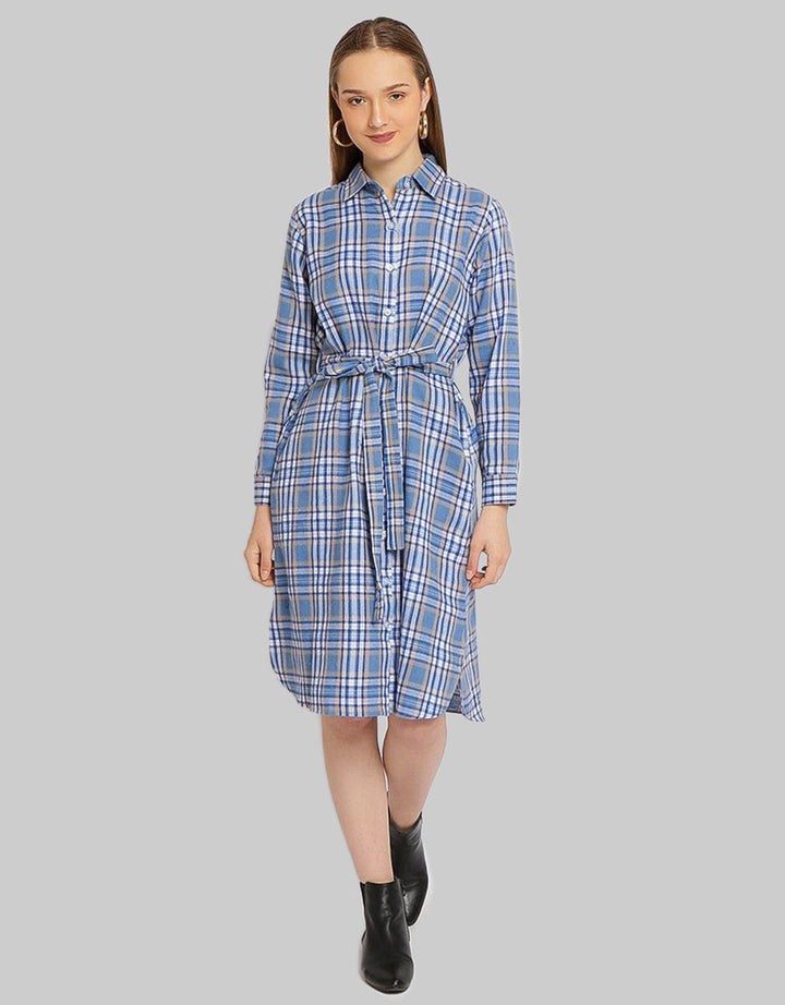 PURICIA FLANNEL DRESS