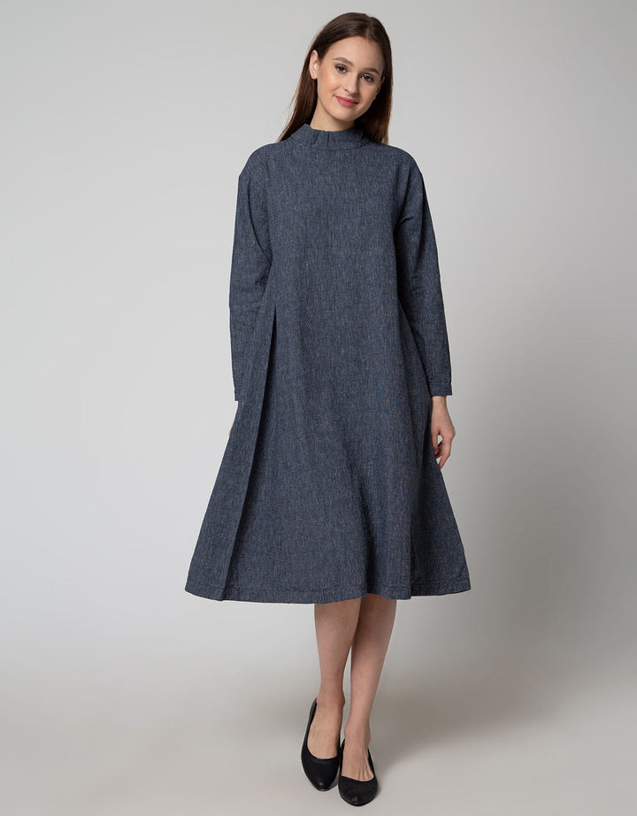 PLAIN LINEN DRESS NO