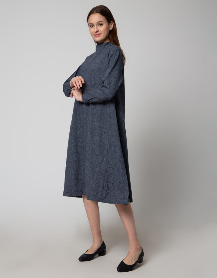 PLAIN LINEN DRESS NO
