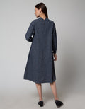 PLAIN LINEN DRESS NO