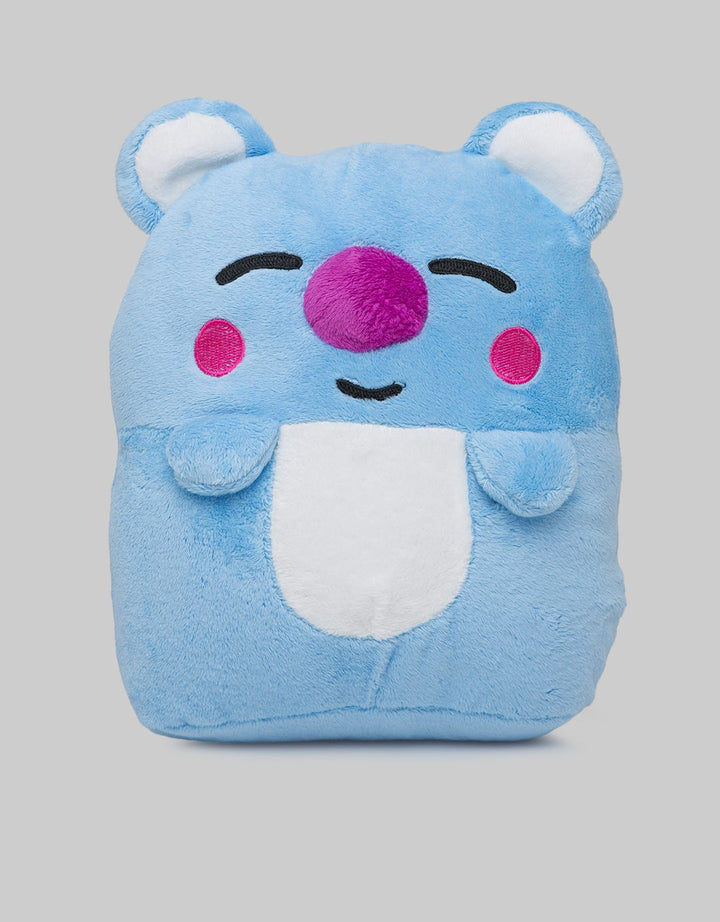 Little M Cushion Smile Square Blue Smiles4