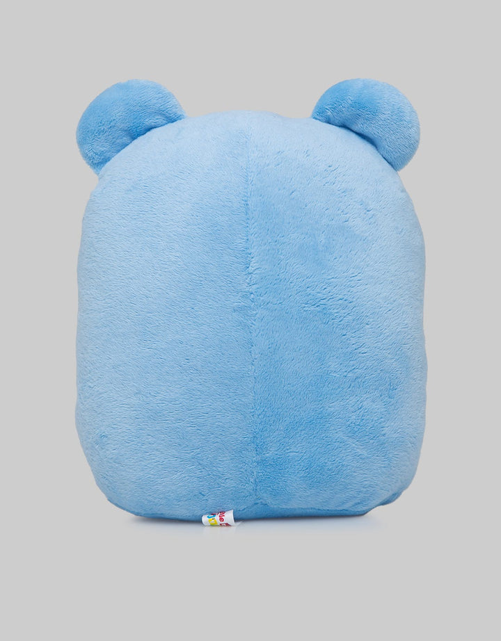 Little M Cushion Smile Square Blue Smiles4