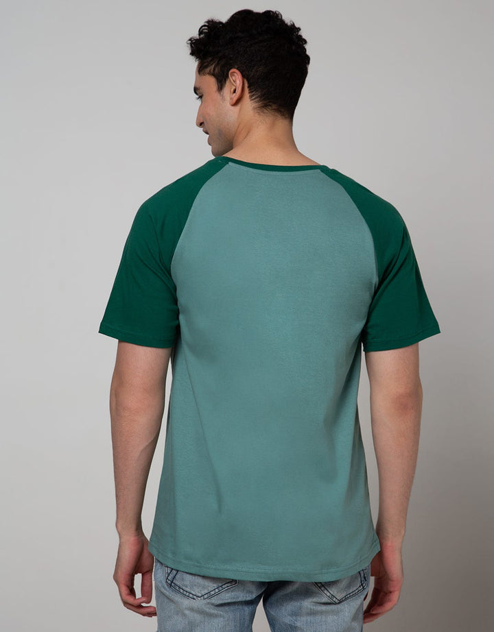 T Zone Raglan T-Shirt Print Theme Dimensional Sports