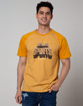 T Zone Raglan T-Shirt Print Theme Dimensional Sports