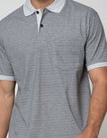 Cole Short Sleeve Polo Shirt Aop Geometri Leaves