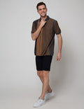 Cole Vertical Med Block Polo Shirt