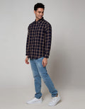 Cole Long Sleeve Shirt Woven Med Check