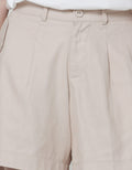 Nevada Women Short Pants Cotton Button Pocket