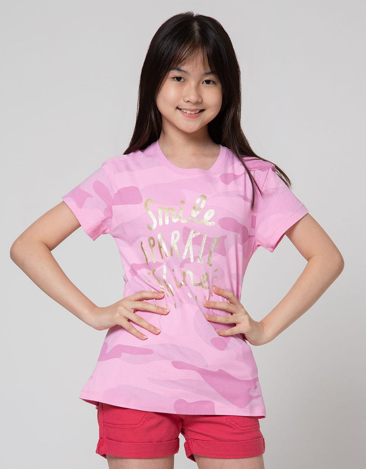 Aero Smile Shine Kaos Anak Perempuan