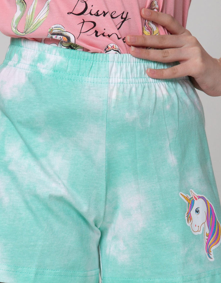 Aero Short Pants Bottom Unicorn Tie Dye