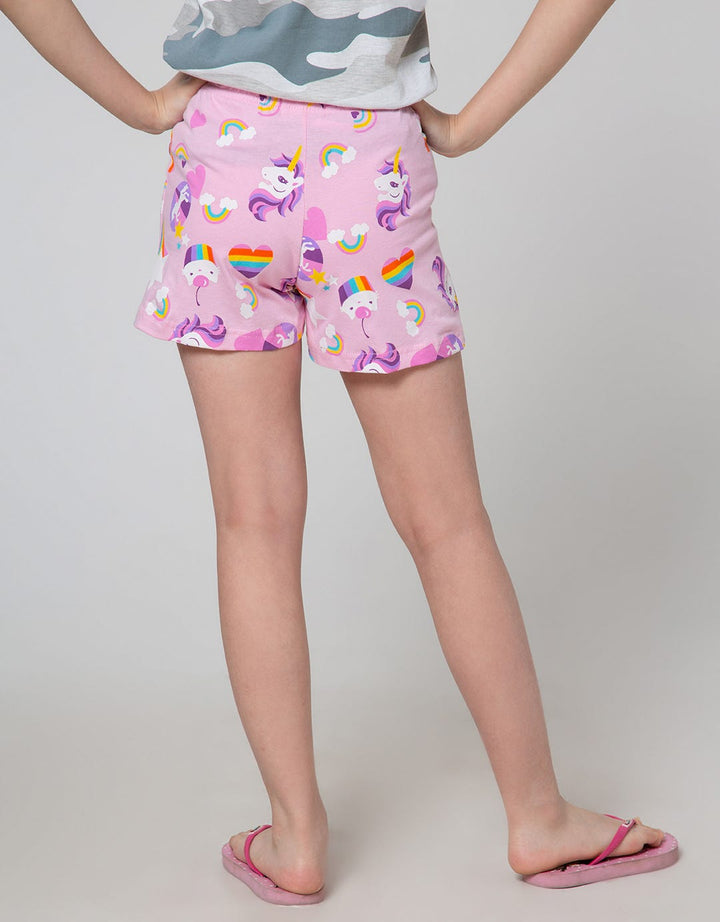 Aero Short Pants Bottom Full Print Unicorn