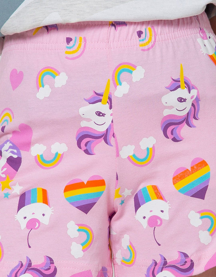 Aero Short Pants Bottom Full Print Unicorn