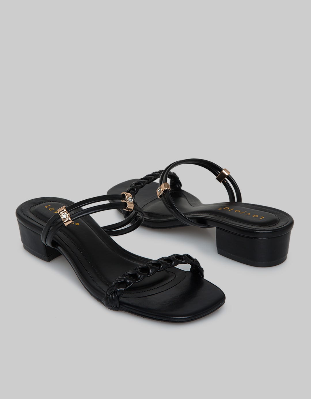 Laviola Braid Heels Wanita
