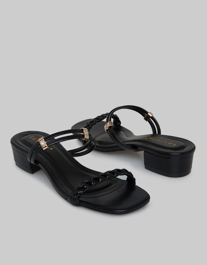 Laviola Braid Heels Wanita