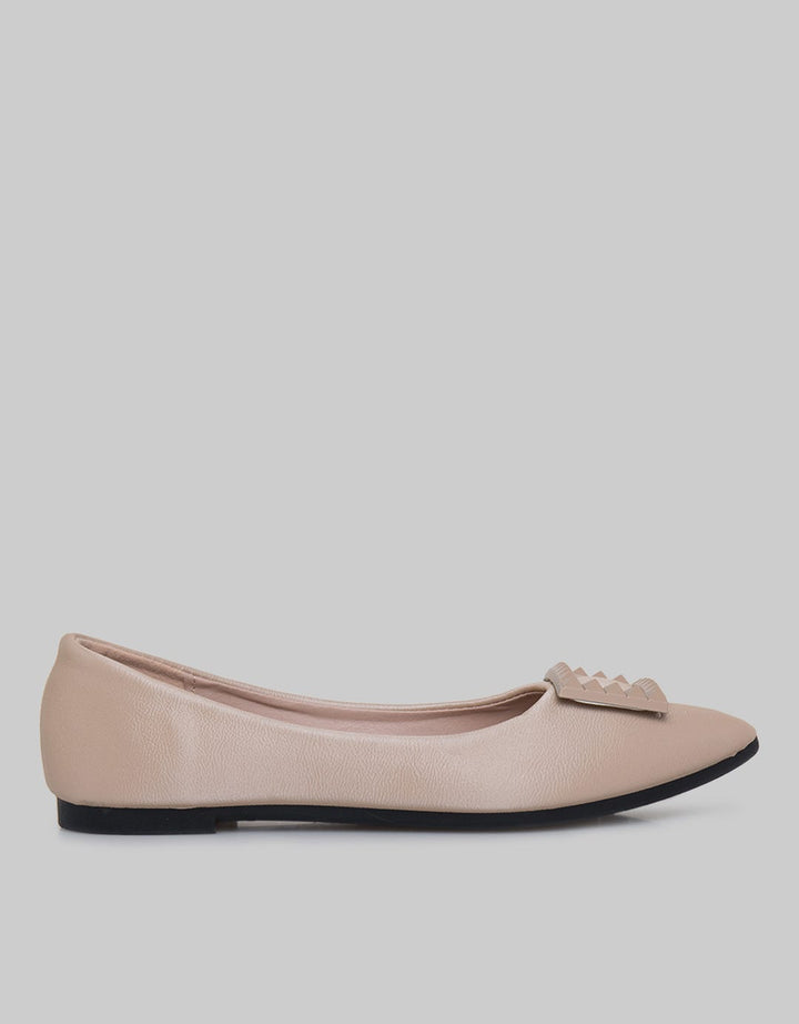 Laviola Square Acc Flat Shoes Wanita