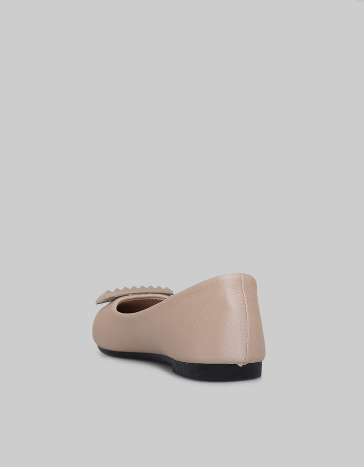 Laviola Square Acc Flat Shoes Wanita