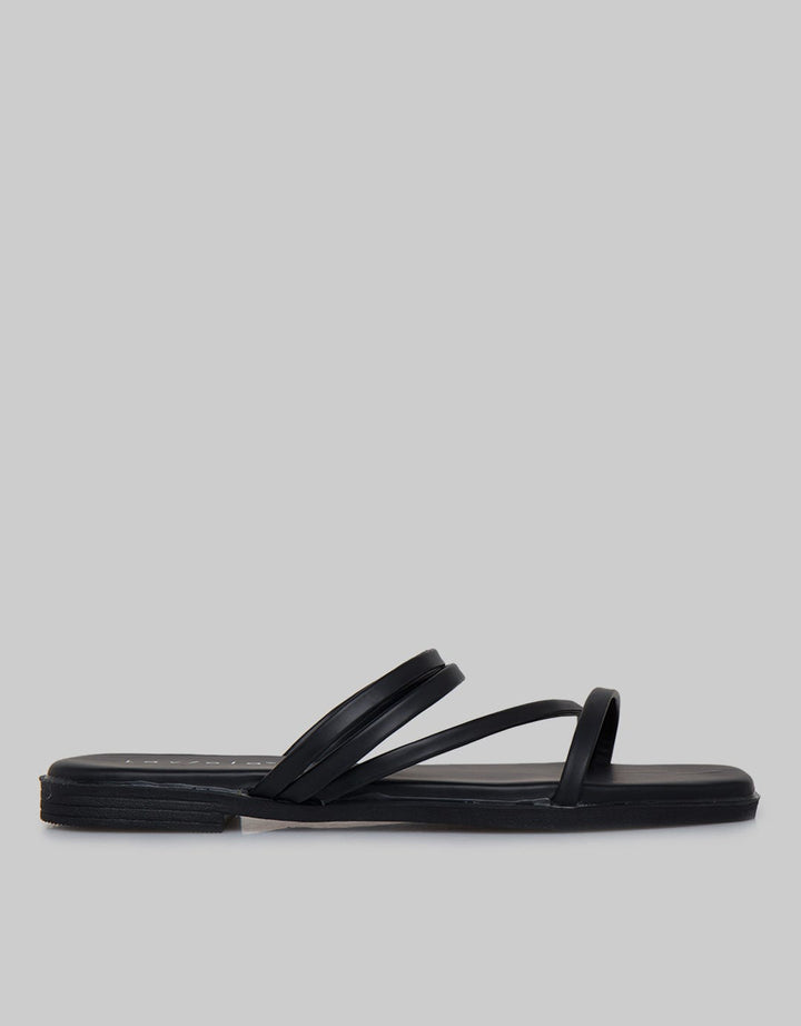 Laviola Multi Strap Sandal Flat Wanita