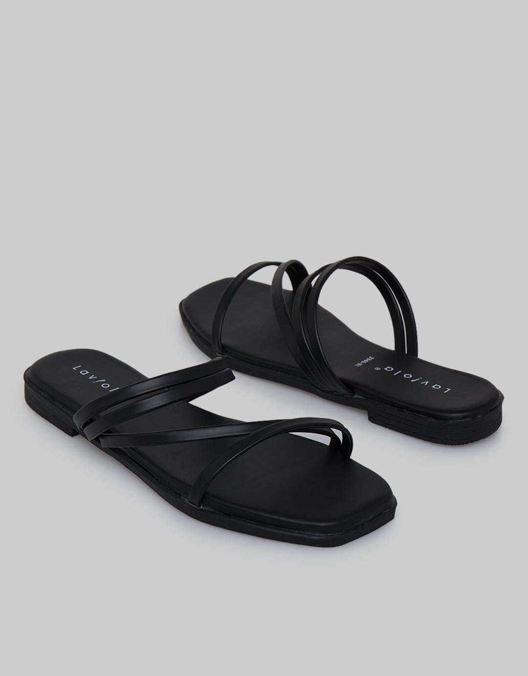 Laviola Multi Strap Sandal Flat Wanita