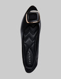Laviola Sqaure Buckle Flat Shoes Women