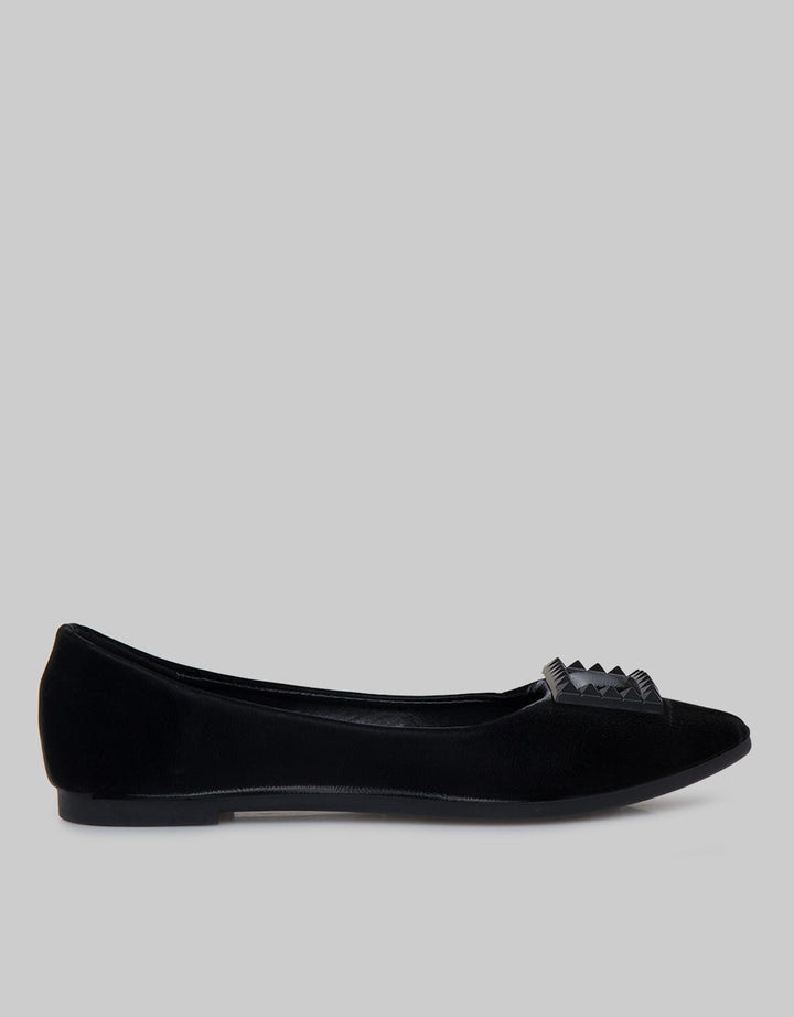 Laviola Square Acc Flat Shoes Wanita