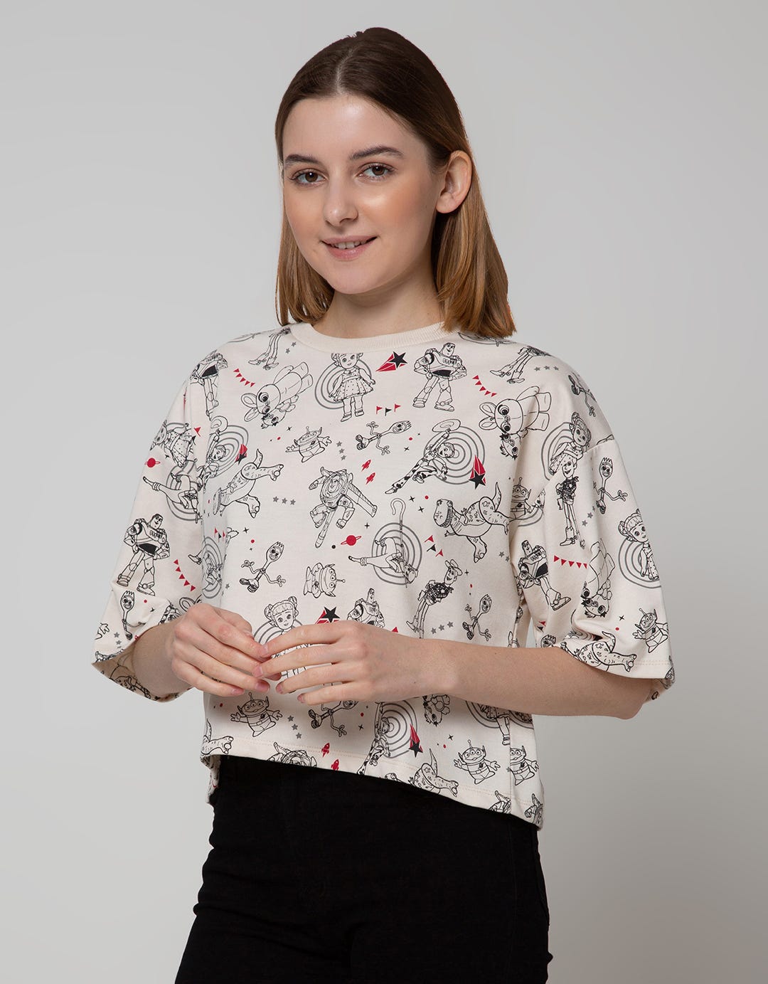 Disney Short Sleeve T-Shirt Toy Story Outline