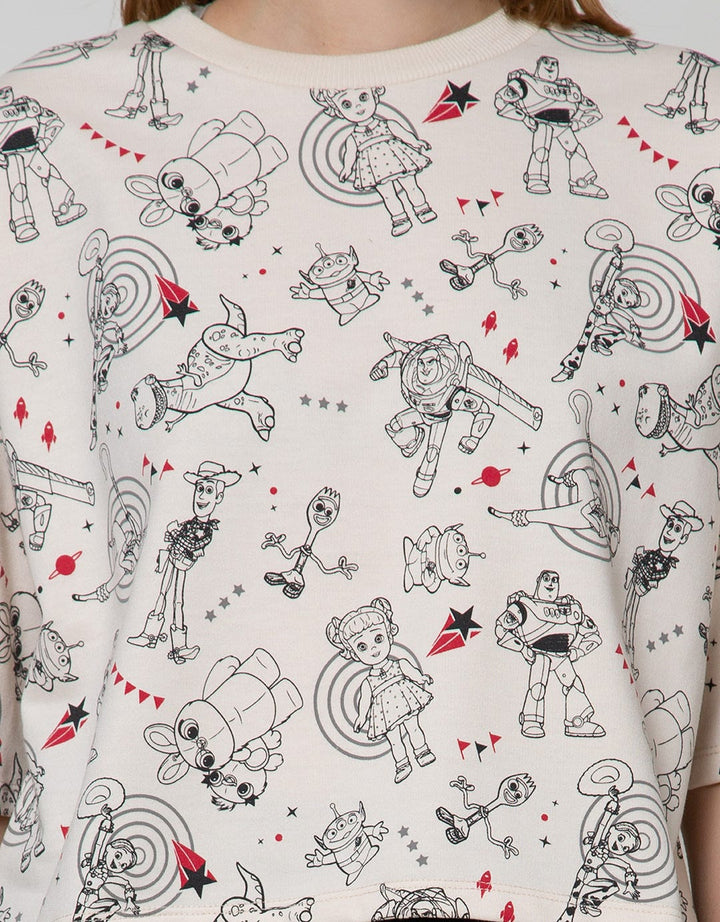 Disney Short Sleeve T-Shirt Toy Story Outline