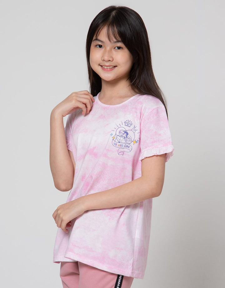 Disney Short Sleeve T-Shirt Tye Dye We Are One