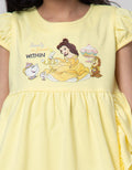 Disney Short Sleeve Midi Dress Beauty Belle