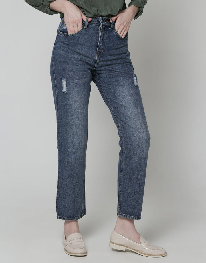 Nevada Denim Long Pants Reg Fit Destroy