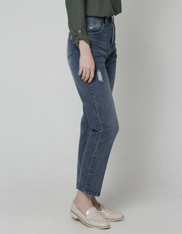 Nevada Denim Long Pants Reg Fit Destroy
