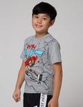 Marvel Short Sleeve T-Shirt Avenger Thor Smash Anime