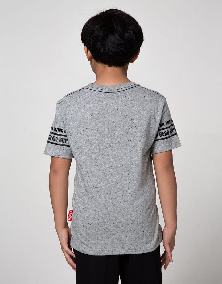 Marvel Spiderman Face Square Short Sleeve T-Shirt
