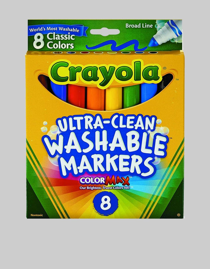 Bandai Crayola Washable Markers Contents 8 Kids Markers