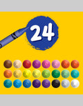 Bandai Crayola Washable Crayons Pack of 24